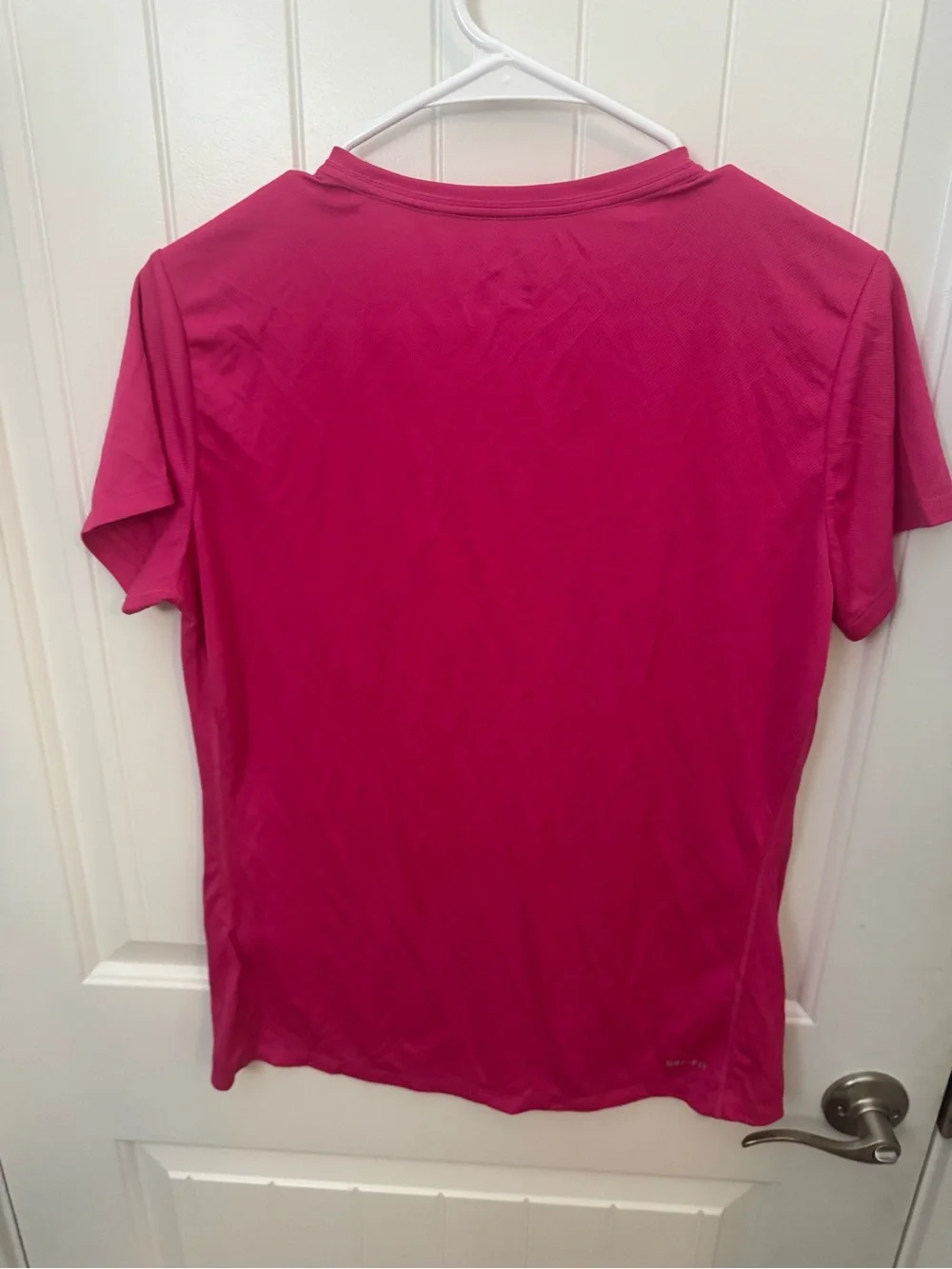 Nike Dri-FIT Women’s Pink Short Sleeve Athletic Shirt Size Large F